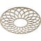 Ekena Millwork Cannes Wood Fretwork Pierced Ceiling Medallion, Birch, 22"OD x 7 1/2"ID x 3/8"T CMWP22X22X0375CNBI - alternate 2